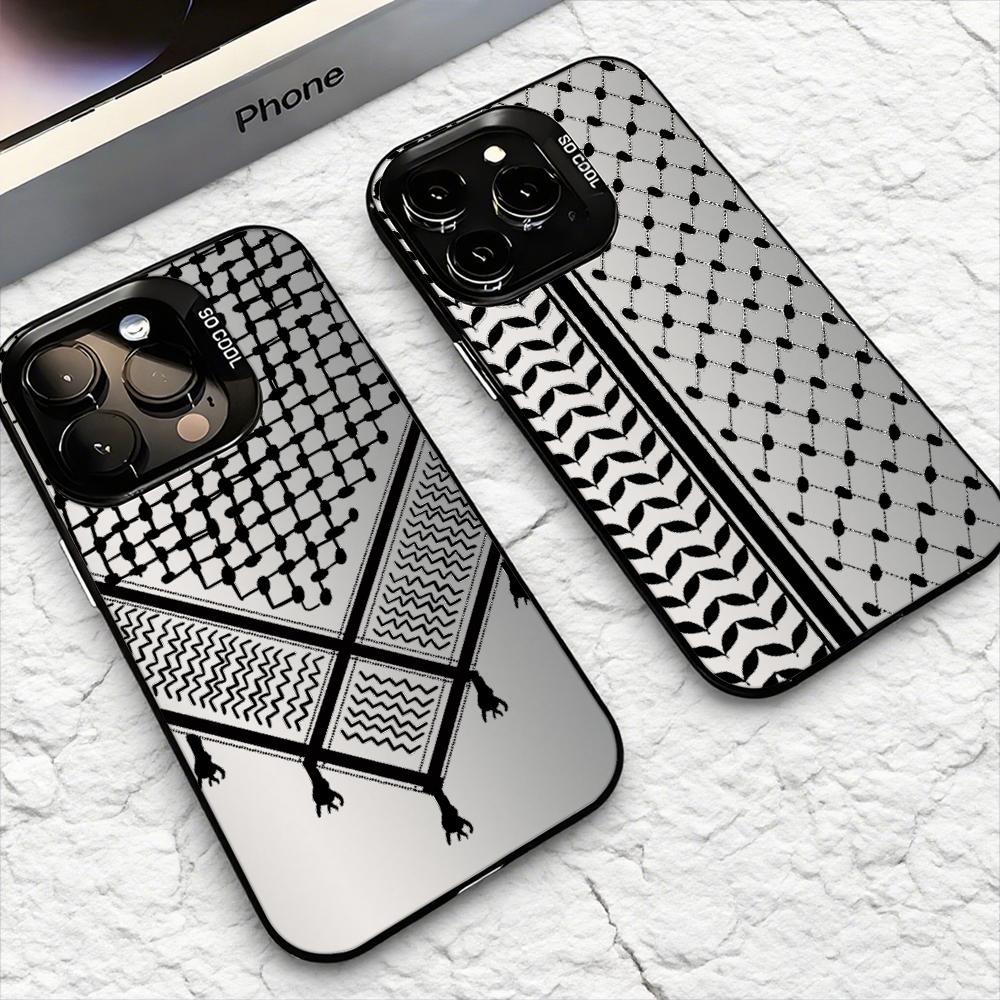 Phone Cases For Iphone 16 - Чехол для телефона Keffiyeh P-Palestine для