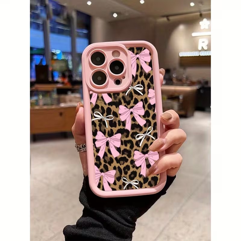 Phone Cases Xr Iphone - Противоударный чехол-бампер с леопардовым принтом и