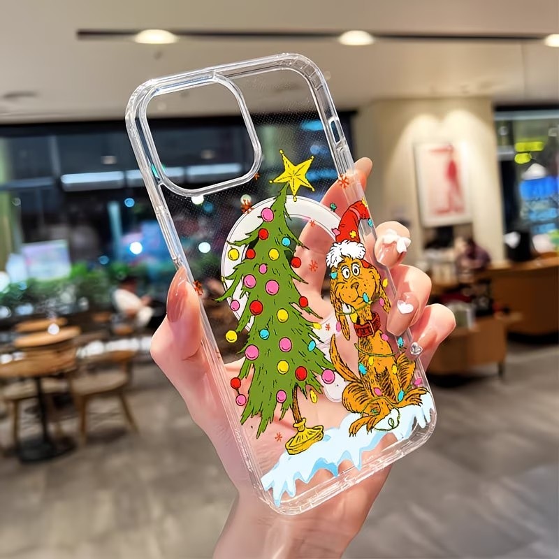 Phone Cases Xr Iphone - Прозрачный чехол для телефона с рождественским
