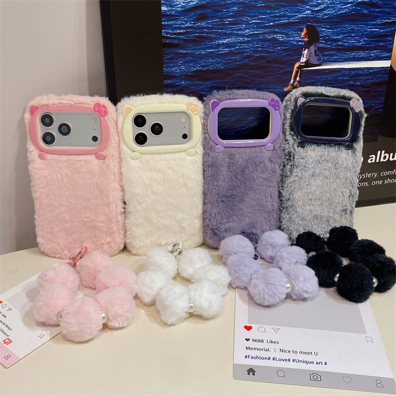 Роскошный однотонный плюшевый  – обзор и цена Phone Cases For Iphone 16